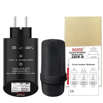 BSIDE-회로 분석기 소켓 콘센트 테스터 RCD 누설 라인 전압 분배 대형 회로 오류 탐지기, 01 ASTS_03 미국 플러그