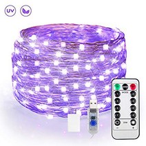 40ft LED UV Black Light 120 Units 2835 LED UV Lamp Beads 8 Modes Flexible Blacklight Fixtures Water, 1, Uv Light