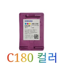 삼성 M180검정 C180검정 2배많은대용량 SL-J1660 SL-J1665 SL-J1770FW, C180컬러, 1개