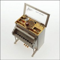 무빙 오르골(뮤직박스)-그랜드피아노 위의 발레리나