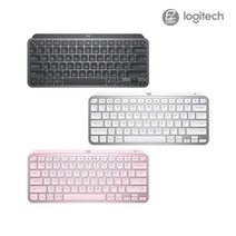 로지텍 MX Keys Mini 블루투스 무선 키보드, 핑크
