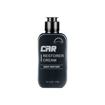 플라스틱복원제 헤드라이트복원제 자동차 리노베이터 왁스 리스토어 크림 청소 제품용 100ml 플라스틱 유지 보수 관리, [02] Without the sponge