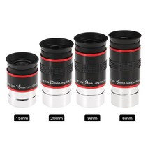 천체망원경 고배율 전문가용 10000배 추천 입문 Angeleyes FMC 1.25 "68도 광각 아이피스 6mm 9mm 15m, 04 20mm