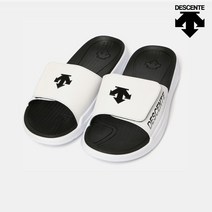 데상트 공용 베스트 셀러 슬리퍼 HYPER SLIDE (하이퍼 슬라이드) SN123ESD13 WHT