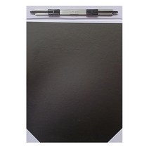 현풍 화스너 흑표지(군) 세로형 흑청표지 화스너장식 70mm, 청색