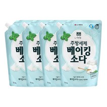 퐁퐁 베이킹소다 주방세제 리필형, 1.2L, 4개