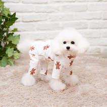 [펫디자인] 쿼카올인원 2colors 강아지옷 강아지올인원, 아이보리