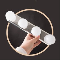 파우더룸 미러라이트 화장대 LED 조명 아기수유등, 파우더룸 미러라이트+AA건전지 4개입