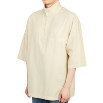 르메르 [르메르] 바레우스 TO130 LF445 605 남자 반팔 셔츠 루즈핏