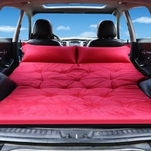 suv 차량 에어매트 카니발차박 펠리세이드 차박매트 에어매트 자동차 자동 풍선 매트리스 오프로드 특수 에어 침대 트렁크 여행 침대 후면 수면 패드 자동차 침대, B 두꺼운 와인 레드 5cm아크
