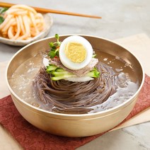 (겨자식초증정) 도네누 뽕잎냉면 칡냉면 동치미육수 냉면양념장500g 10인분, 선택1.뽕잎냉면+동치미육수 10인분