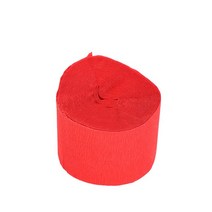 1롤 3.5cm x 10m 장식 종이 접기 주름 크레이프 공예 DIY 꽃 만들기 포장 스크랩북 파티 배경, 12 red