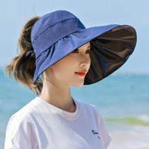 일월전빵 여름 바캉스 여행 자외선차단 와이드 챙 썬캡 모자 B-H020