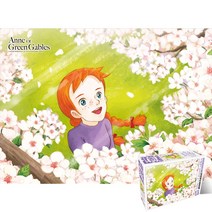 [모비딕컴퍼니] 대한민국지도 퍼즐만들기 퍼즐세트 액자세트 액자퍼즐 교구퍼즐 선물용퍼즐, 잇★ 150피스 빨강머리앤 벚꽃향기 HS780487, [좋아요]