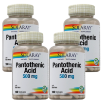 [Solaray] 판토텐산 500mg 100캡슐 4SET