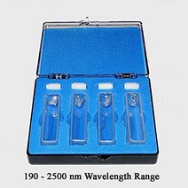 Cuvette for Spectrophotometer | Standard 48 mm Height 3.5 ml Capacity | 190-2500 nm Wavelength Ran, 1, Square Shape | Accurate Readi