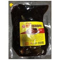 핫데리야키소스 2kg 매운델리야끼양념 핫간장 대리야끼