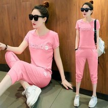 녕동 여성의류 여자옷 여성 트레이닝복 세트 반팔 7부바지 빅사이즈+사은품