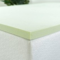 ZINUS 3.8cm 그린티 메모리폼 매트리스 토퍼 압력 완화 레이어 세르티PUR-US 인증 트윈