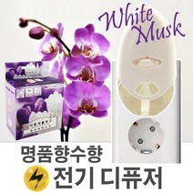 디퓨저 플러그/전기 발향 디퓨져/화이트머스크 방향제, 커스텀형-01.라벤더, 디퓨저플러그 본체단품