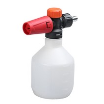 세차프리워시 폼랜스 스노우폼 500ml 고압 세척기 휴대용 눈 거품 랜스 비누 발생기 1/4 quot퀵 릴리스 커넥터 총 자동차 세탁기 도구, [02] B