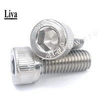 5-50pcs M1.4 M1.6 M2 M3 M4 M5 M6 M8 304 A2-70 스테인리스 DIN912 육각형 소켓 캡 육각 볼트 길이 2-60mm, [05] M3       50pcs, [01] Stainless Steel 304, [26] 55mm