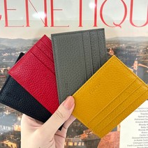 커플지갑 이니셜각인 무료 여자 수제 소가죽 카드 지갑