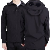 CP COMPANY [명품]시피컴퍼니 23SS 남성 렌즈와펜 소프트쉘 후드자켓 블랙 14C..