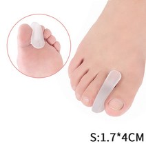 발가락링 발가락 실리콘 건막 류 교정기 가드 발 관리 정형 외과 분리기 손가락 교정 패드 도구, [02] G196-1Pair