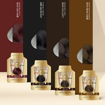 하라즈 샴푸형 앰플 염색 염색제 5팩, 내추럴브라운_수량_상세페이지참조, 내추럴브라운 5팩