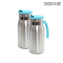 키친아트 주노 스텐레스 냉장고물병 2종세트 b (1.3Lx2개), 1300ml