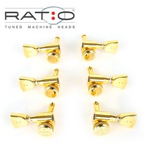 Graphtech - Electric Ratio Locking 3x3 Vintage / 그라프텍 락킹 헤드머신 Gold (PRL-8341-G0), *, *