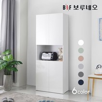 보루네오 [착불]쿠치나 800 주방 수납장 부엌 상부장 틈새장 선반장 서랍장 미니 가구, 핑크