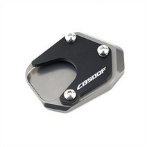오토바이 부품 혼다 용 CBR500R CB 2013-2022 오토바이 CNC 킥 스탠드 풋 사이드 확장 패드 서포트 플레이, 11 CB500F Grey