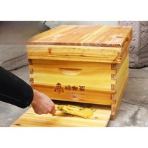 벌통 토종 양봉용 꿀 채밀 벌집꿀 토봉양봉 원목 나무, 7단 건조바닥 사이즈 34x51x26cm