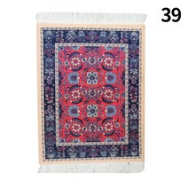 persian mini woven rug mat mousepad retro style carpet pattern cup laptop pc mouse pad with fring ho