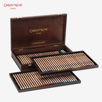 까렌다쉬 루미넌스 Luminance 6901 유성색연필 76색세트우드케이스, 단품