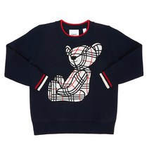 버버리키즈 [버버리키즈] 토마스 베어 자카드 ROBERTO BEAR 8052639 A1222 키즈 울 스웨터 (성인착용가능)