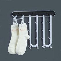 접이식 옷 걸이 랙 Clothespin 속옷 걸이 랙 건조 랙 벽 마운트 옷 수납 선반 주최자 세탁, 2, 36.5x2.5x30cm