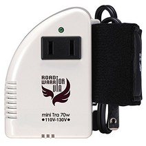 성하 공업 해외용 소형 변압기(AC110-130V 지역 70W 대응) 초소형 코드 수납 벨트 부착 변압기 RWG310