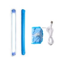 피트인 캠핑 LED 튜브 랜턴 조명 실내등 차박 감성 USB, L사이즈(블루)