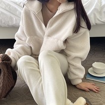 쉐얼유 여성 앤드 하이넥 덤블 숏 자켓