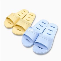 국산 프리미엄 말랑말랑 욕실화 FREE사이즈 문에 걸리지 않는 납작 EVA슬리퍼, 옐로우