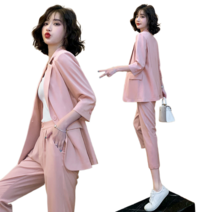 여자 정장 세트 봄여름 오피스룩 투피스 23N325