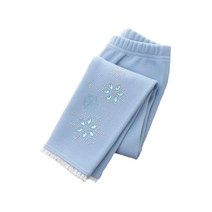 루비키즈 여아 겨울 눈꽃 기모 레깅스 A116