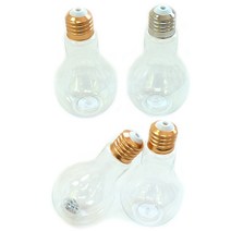더조은키즈 700ml 전구페트병 전구모양병 플라스틱페트병, 1개, 전구유