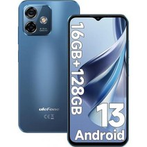 [해외] 언락폰 자급제폰 Ulefone Note 16 Pro Unlocked Phones Android 13 Smartphone 16GB+128GB 50MP, Blue, one option, 블루, 128GB