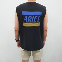 구스마켓 남자 여름 ARIES 프린팅 민소매 나시 (2color)