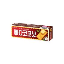 롯데 인간사료 스낵바 탕비실 프랑스산 버터 빠다코코낫 100g 4개 사무실다과 홈파티, 3개