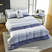 [헤지스홈]모달 하이틴 네이비[6온스] 퀼트이불 퀸